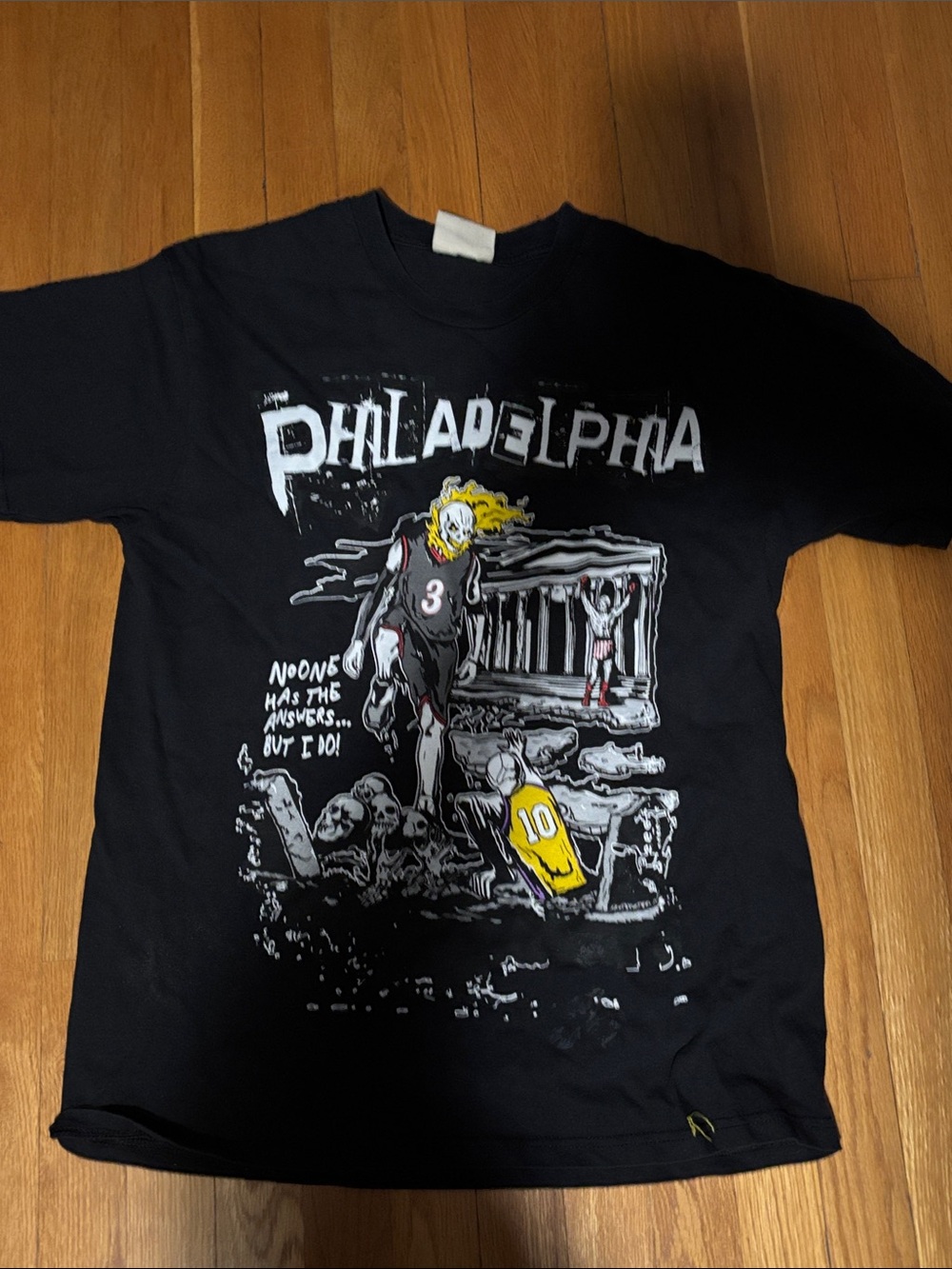 Philadelphia Graphic Black Men's T-Shirt